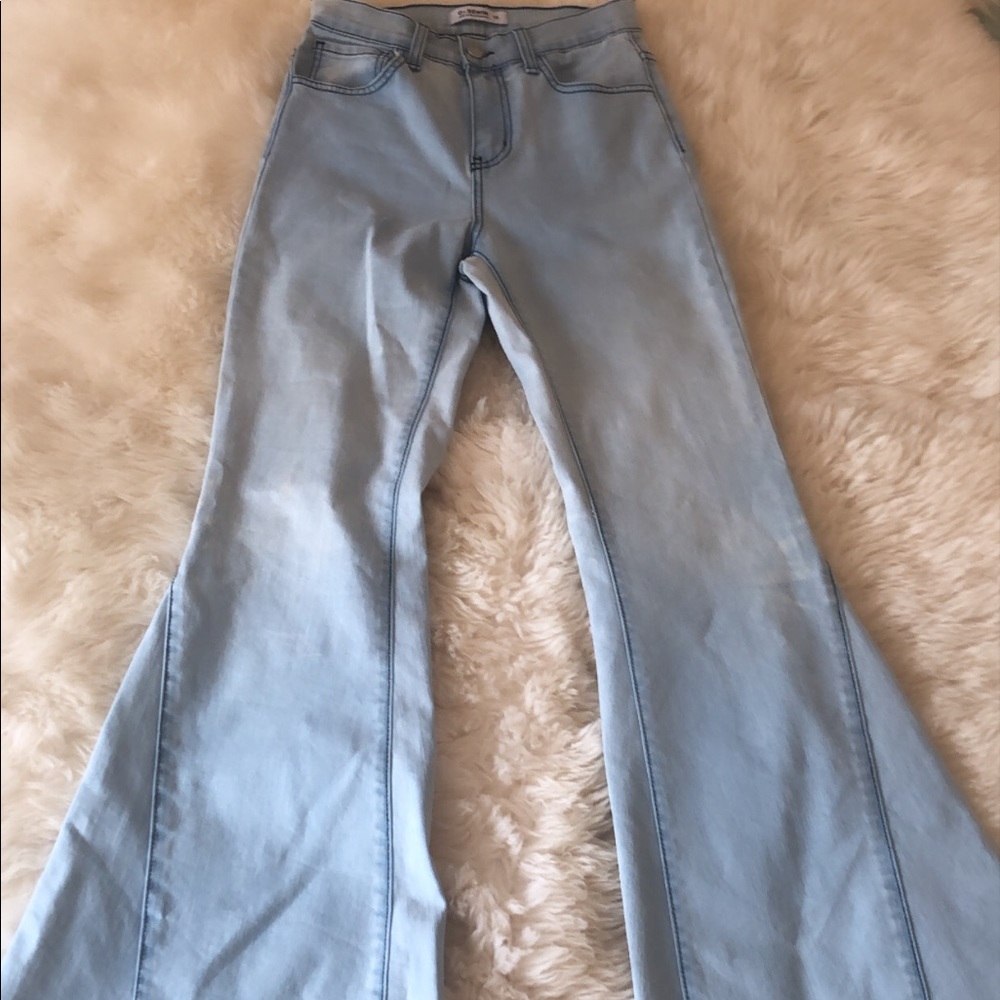 O2 Denim Flare Jeans Light Wash